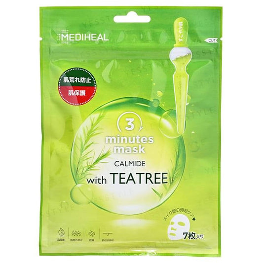 3 Minutes Mask Calmide With Tea Tree - 7 Sheets
